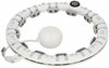 Hularõngas raskusega Springos FA1073, 90 cm, valge/hall