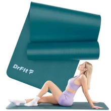 Jooga- ja treeningmatt Drfit, 1 cm, roheline