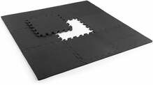 Põrandakate Gymstick Puzzle Mat Set, 90 x 90 x 1 cm, must, 9 tk