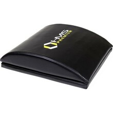 Treeningmatt HMS YM09, 71,5 x 30 x 2,5 cm, must/kollane
