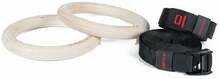 Võimlemisrõngad Gymstick Wooden Power Rings 61104, 250 cm, 4 tk