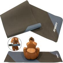 Jooga- ja fitnessmatt Enero Fit TPE, must/sinine