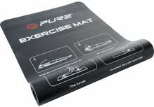 Fitnessi- ja joogamatt Pure2Improve P2I290040, 183 cm x 58 cm x 1 cm, must