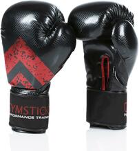 Poksikindad Gymstick Boxing Gloves 61180-12, 12 oz, must/punane