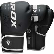 Poksikindad RDX F6 Matte BGR-F6MW-6OZ, 6 oz, valge/must
