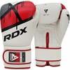 Poksikindad RDX F7, 16 oz, valge/punane