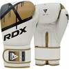 Poksikindad RDX F7, 10 oz, kuldne/valge