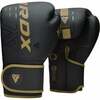 Poksikindad RDX F6 Matte BGR-F6MGL-6OZ, 6 oz, kuldne/must