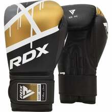 Poksikindad RDX F7, 12 oz, kuldne/must