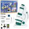 Mikroskoop Lean Toys lastele tarvikutega 60X/180X
