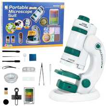Mikroskoop Lean Toys lastele tarvikutega 60X/180X