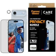 PanzerGlass CARE Flagship Privacy 3-in-1 kaitsekomplekt, iPhone Air