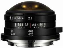 Objektiiv Laowa 4mm, F/2.8 Fisheye for Micro 4/3 MFT