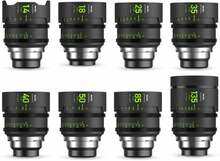 Objektiivide komplekt NiSi Cine Lens Set Athena Prime Master (8 tk), PL-Mount