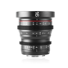 Objektiiv Meike MK 16MM T2.2 Micro 4/3, must