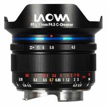 Objektiiv Laowa 11mm, F/4.5 FF RL, for Leica M Black