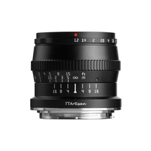 Objektiiv TTArtisan APS-C 50mm, F/1.2, Canon RF mount, must