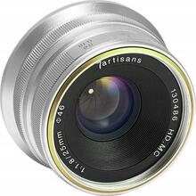 Objektiiv 7Artisans 25mm, F/1.8, Micro 4/3, must