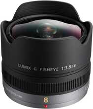 Objektiiv Panasonic Lumix G Fisheye 8mm, F/3.5 H-F008