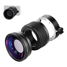 Objektiiv Neewer lainurk, Sony ZV1 jaoks, must
