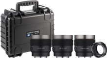 Objektiivikomplekt Samyang V-AF lens Kit 24/35/75 koos MF adapteri ja kõvakestaga