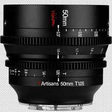Objektiiv 7Artisans Vision 50mm, T/1.05, for Sony E