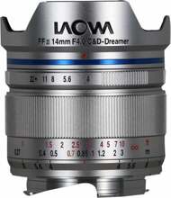 Objektiiv Laowa 14mm, F/4 FF RL Zero D, Silver for Leica M