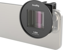 Objektiiv SmallRig 4590 Anamorphic 1.33x, T-Mount, mobiiltelefonile