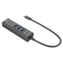 USB jagaja LINDY 43249, must