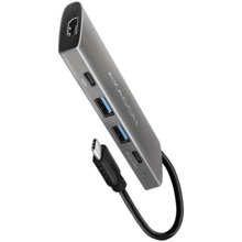 USB jagaja Axagon HMC-5G2, must