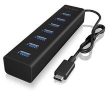 USB jagaja Icy Box IB-HUB1700-C3, 7x USB-A 3.0