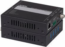 USB jagaja ATEN UCE33100 4 pordiga USB 3.2 Gen 1 Cat 6A Extender, must
