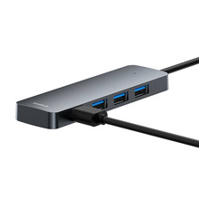 USB jagaja Baseus UltraJoy Lite 4in1 Hub USB-A to USB 3.0, hall, 15 cm