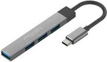 USB jagaja Promate LiteHub-4 USB-C, 3xUSB2.0 + USB3.0