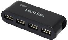 USB jagaja Logilink UA0085, must, 4 porti