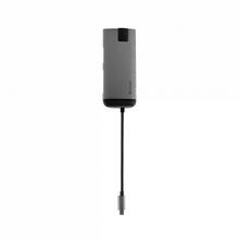 USB jagaja Verbatim 49142 Multi Port USB-C 3.2 Gen 1, must/hõbe