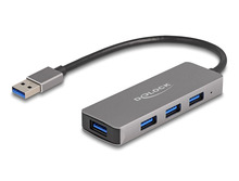 USB jagaja Delock 63171, 4 porti, USB 3.2 Gen 1, hall