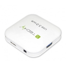 USB jagaja Techly IUSB3-HUB4-W, 4xUSB 3.0, valge