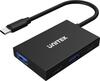 USB jagaja Unitek H1302A USB-C 10Gbps, 2x USB-A, 2x USB-C, hall