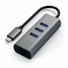 USB-C jagaja Satechi ST-TC2N1USB31AM, Space Gray