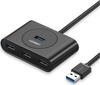 USB jagaja Ugreen 20290, 4x USB 3.0, must