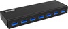 USB jagaja Unitek Y-3184, 7x USB 3.2 Gen 1 (3.1 Gen 1) Type-A, toitega ja BC 1.2