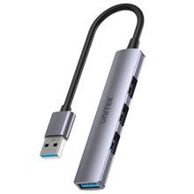 USB jagaja Unitek H1208A, 1x USB-A 3.0 + 3x USB-A 2.0, must