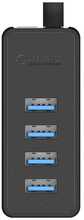 USB jagaja Orico W5P-U3-100-BK-EP-IP, must