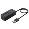 USB jagaja Extra Digital Orico W5P-U3-100-BK-PRO, must
