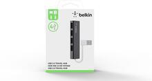 USB jagaja Belkin F4U042BT, 4 porti, must