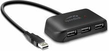 USB jagaja Speedlink Snappy Evo SL-140004, 4 porti, must