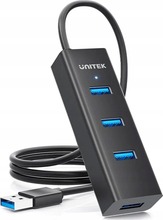 USB jagaja Unitek Y-3089V01 4-Port USB 3.2 Gen 1, must