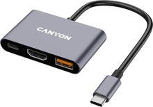 USB jagaja Canyon DS-4 3in1 USB-C, hall