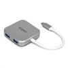 USB jagaja Port Designs, 4 porti, Type-C, hall